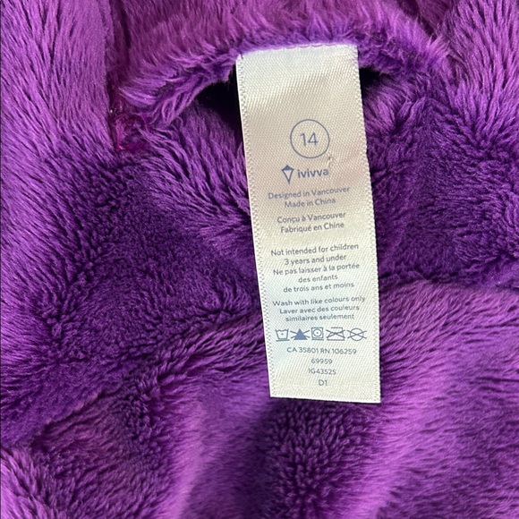 Ivivva by Lululemon Girl’s Good in Hood Jacket, Size 14 - Picture 8 of 9